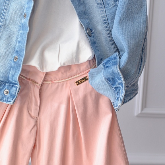 Baby Dior Light Pink Baby Girl Pants nwot - Picture 2 of 2